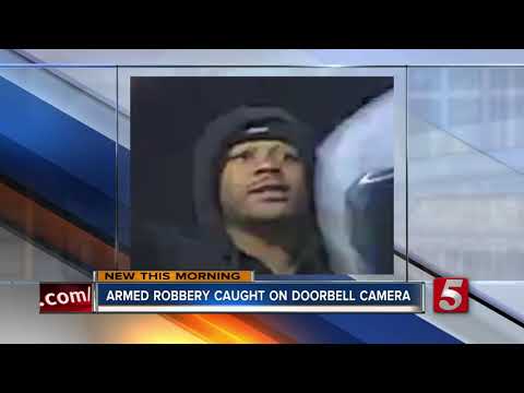 Video: Nashville robbery captured on Ring doorbell camera
